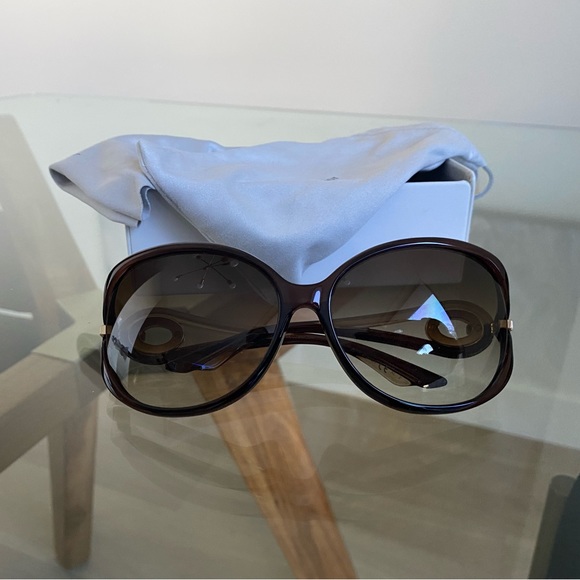 Dior Oversized Womens Sunglasses Brown Gold DIORVOLUTE2F - Picture 11 of 16